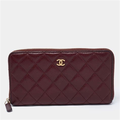 chanel black and red wallet|Chanel wallet original price.